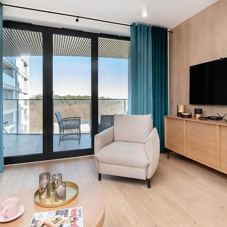 아파트 Luxury Tarasy Baltyku With Stunning Views & Sauna & Gym By Renters Prestige 그단스크